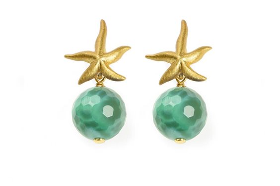 Pendientes Misis Mujer in Plata OR08367.VERDE - OR08367.VERDE